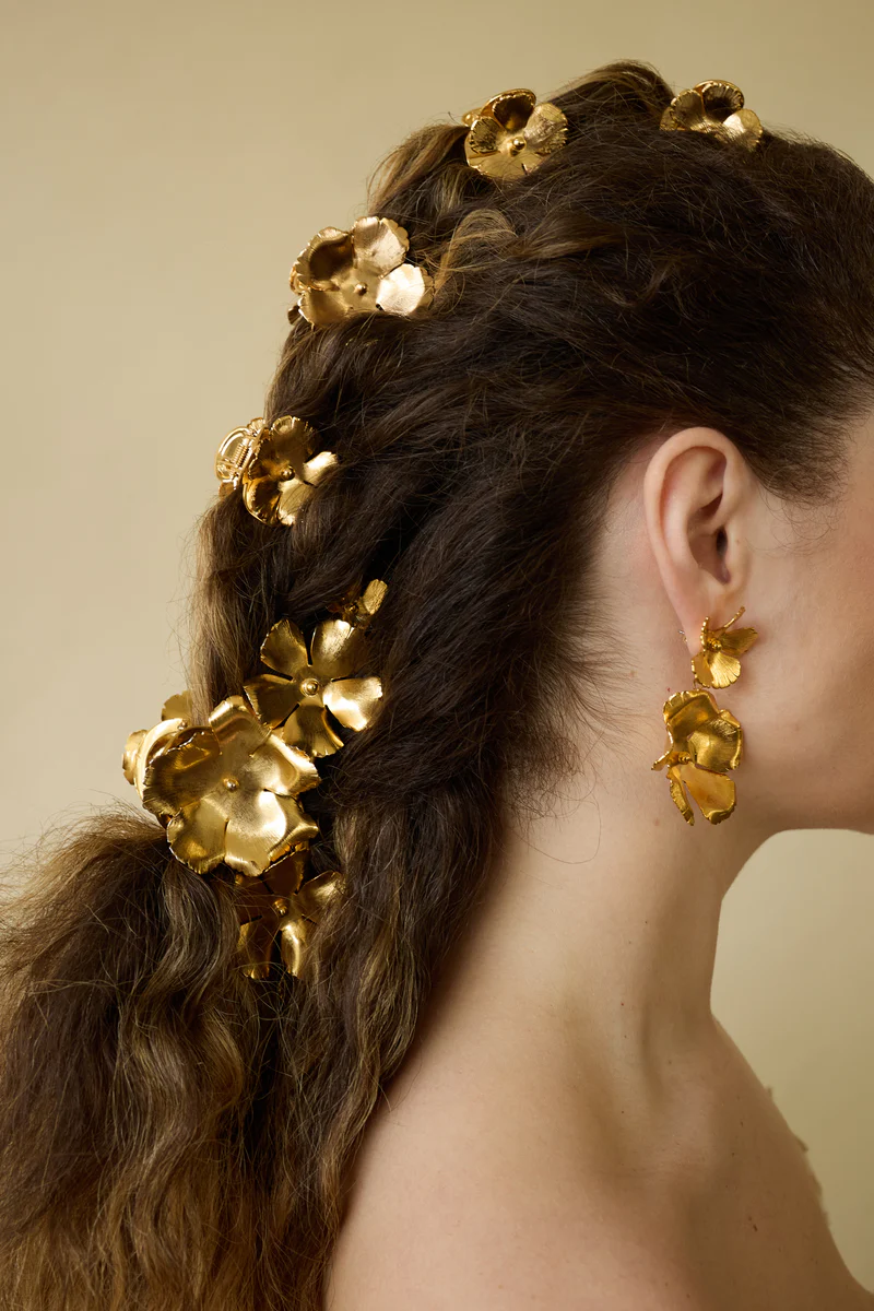 Eden Floral Claw Clip Set of 2 - Image 3