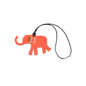 HERMES Hermes Petit H Elephant Bag Charm