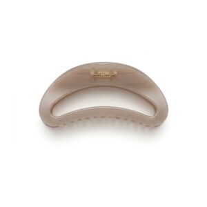 Glossy Hollow Shaped Hair Claw (Beige)