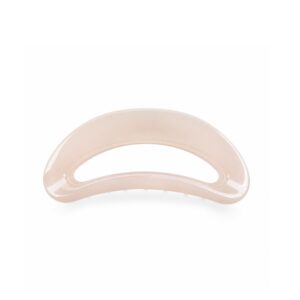 Glossy Hollow Shaped Hair Claw (Light Pink)