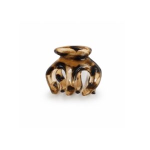 Retro Leopard Translucent Print Hair Claw (Style  10)