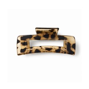 Retro Leopard Translucent Print Hair Claw (Style  4)