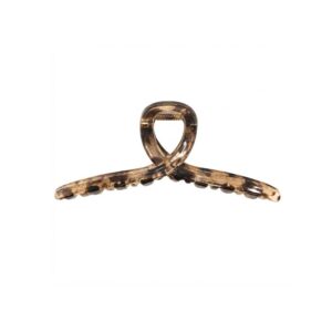 Retro Leopard Translucent Print Hair Claw (Style  6)