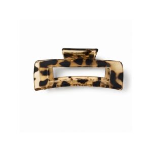 Retro Leopard Translucent Print Hair Claw (Style  9)
