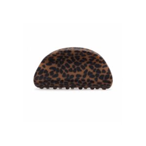 Soft Milk Color Patterend Hair Clips (Leopard)