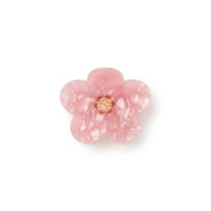 Spring Floral Hair Claw Clip (Pink)