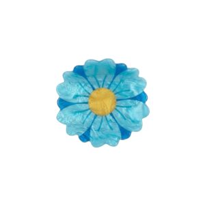 Sunflower Hair Claw Clip (Light Blue)