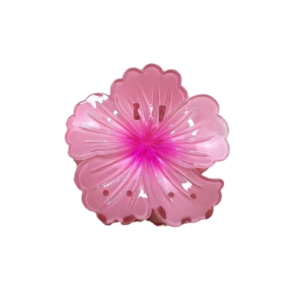 Sweet Style Flower Hair Claw (Pink)