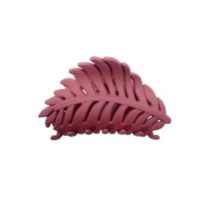 Fall Autumn Hair Claw (Burgundy)